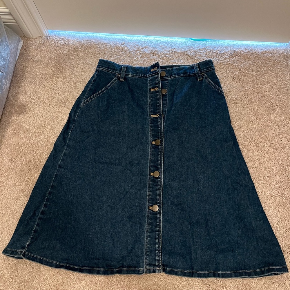 Demon a line skirt